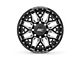 Rough Country 86 Series Gloss Black Milled 6-Lug Wheel; 20x10; -25mm Offset (22-24 Tundra)