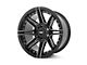 Rough Country 88 Series Gloss Black Milled 6-Lug Wheel; 20x10; -25mm Offset (22-24 Tundra)