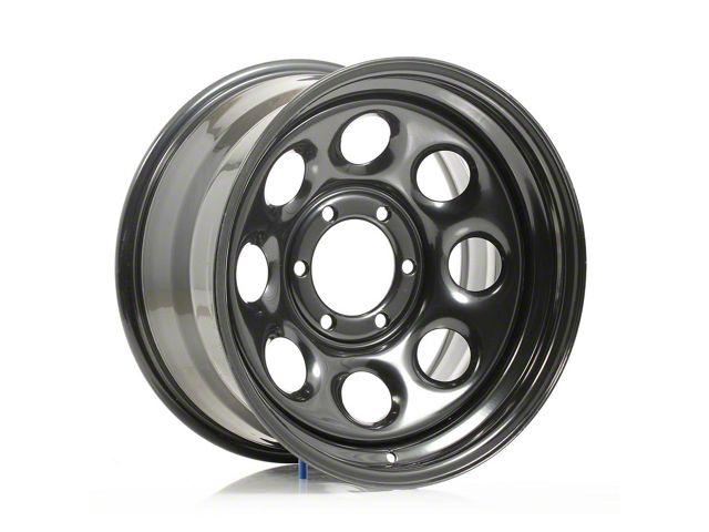 Cragar Soft 8 Steel Gloss Black 6-Lug Wheel; 17x9; 0mm Offset (21-24 Bronco, Excluding Raptor)