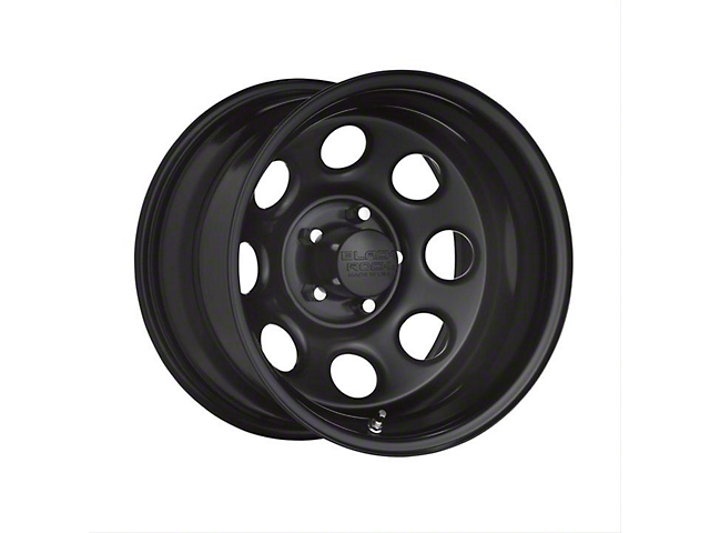 Black Rock Wheels Type 8 Matte Black 6-Lug Wheel; 17x9; 0mm Offset (16-23 Tacoma)