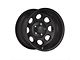 Black Rock Wheels Type 8 Matte Black 6-Lug Wheel; 17x9; 0mm Offset (21-24 Bronco, Excluding Raptor)