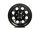 Black Rock Wheels Type 8 Matte Black 6-Lug Wheel; 17x9; -12mm Offset (03-09 4Runner)