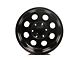 Black Rock Wheels Type 8 Matte Black 6-Lug Wheel; 17x9; -12mm Offset (21-24 Bronco, Excluding Raptor)