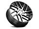 Status Juggernaut Gloss Black with Machined 6-Lug Wheel; 24x9.5; 15mm Offset (05-15 Tacoma)