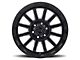 Black Rhino Revolution Matte Black 6-Lug Wheel; 18x9; -12mm Offset (17-24 Titan)