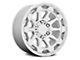 Black Rhino Rotor Gloss Silver 6-Lug Wheel; 18x9; -18mm Offset (22-24 Tundra)