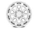 Black Rhino Rotor Gloss Silver 6-Lug Wheel; 18x9; -18mm Offset (05-15 Tacoma)