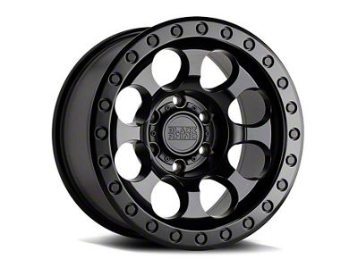 Black Rhino Riot Matte Black 6-Lug Wheel; 17x8.5; -30mm Offset (16-23 Tacoma)