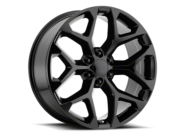 Performance Replicas PR176 Gloss Black 6-Lug Wheel; 24x10; 31mm Offset (15-20 Tahoe)