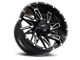 Impact Wheels 814 Gloss Black Milled 6-Lug Wheel; 18x9; 0mm Offset (17-24 Titan)