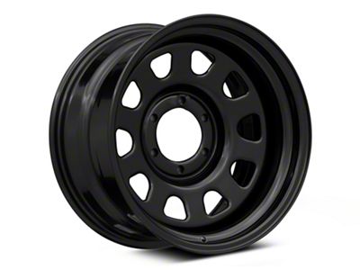 Rough Country Steel Gloss Black 6-Lug Wheel; 17x9; -12mm Offset (16-23 Tacoma)