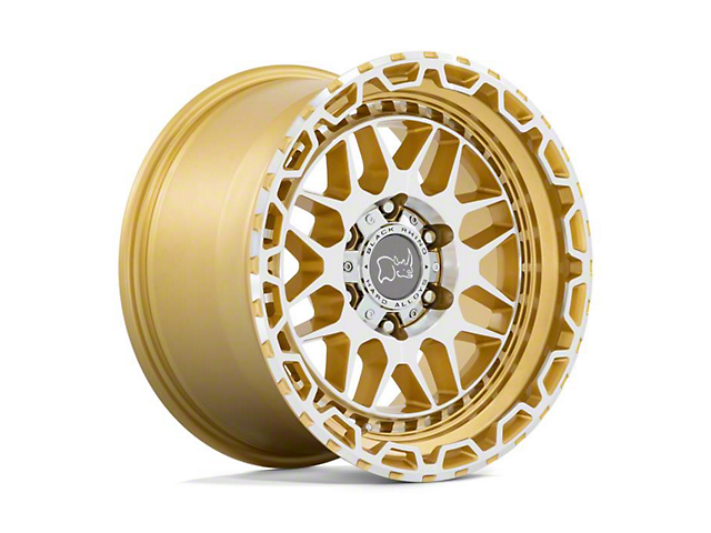 Black Rhino Holcomb Gloss Gold 6-Lug Wheel; 17x9.5; -12mm Offset (03-09 4Runner)