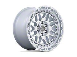 Black Rhino Holcomb Gloss Silver with Mirror Cut Face 6-Lug Wheel; 17x9.5; 12mm Offset (16-23 Tacoma)