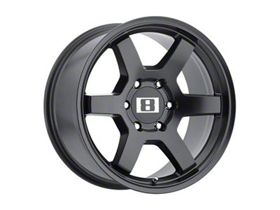 Level 8 Wheels MK6 Matte Black 6-Lug Wheel; 17x9; 0mm Offset (2024 Tacoma)