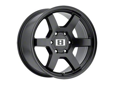 Level 8 Wheels MK6 Matte Black 6-Lug Wheel; 17x9; -12mm Offset (2024 Tacoma)