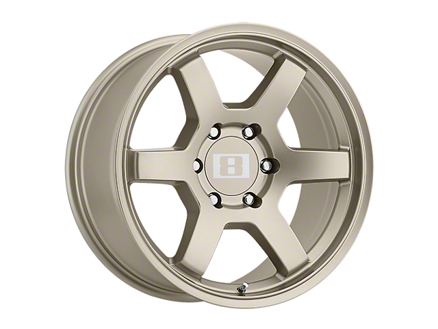 Level 8 Wheels MK6 Matte Bronze 6-Lug Wheel; 17x9; 0mm Offset (10-23 4Runner)