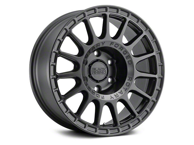 Black Rhino Sandstorm Semi Gloss Black with Machined Dark Tint Ring 6-Lug Wheel; 17x8.5; 0mm Offset (03-09 4Runner)