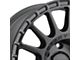 Black Rhino Sandstorm Semi Gloss Black with Machined Dark Tint Ring 6-Lug Wheel; 17x8.5; 0mm Offset (2024 Tacoma)
