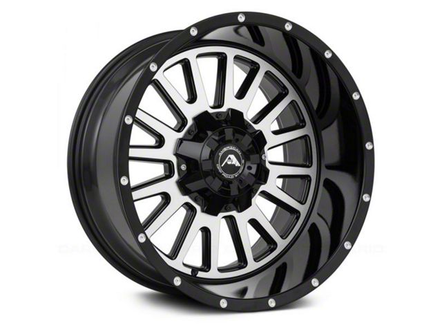 American Off-Road Wheels A105 Gloss Black Machined 6-Lug Wheel; 20x10; -24mm Offset (22-24 Tundra)