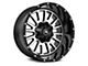 American Off-Road Wheels A105 Gloss Black Machined 6-Lug Wheel; 20x10; -24mm Offset (04-15 Titan)
