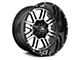 American Off-Road Wheels A106 Gloss Black Machined 6-Lug Wheel; 20x10; -24mm Offset (22-24 Tundra)