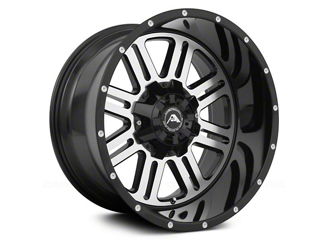 American Off-Road Wheels A106 Gloss Black Machined 6-Lug Wheel; 22x14; -76mm Offset (16-23 Titan XD)