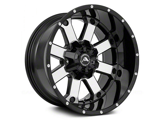 American Off-Road Wheels A108 Gloss Black Machined 6-Lug Wheel; 20x10; -24mm Offset (22-23 Tundra)