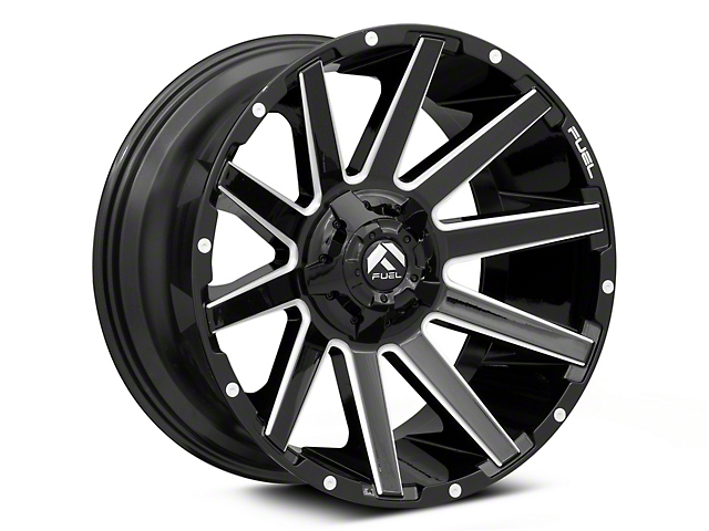 Fuel Wheels Contra Gloss Black Milled 6-Lug Wheel; 22x12; -43mm Offset (22-23 Tundra)