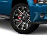 Fuel Wheels Contra Gloss Black Milled 6-Lug Wheel; 22x12; -43mm Offset (07-14 Tahoe)
