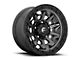Fuel Wheels Covert Matte Gunmetal Black Bead Ring 6-Lug Wheel; 18x9; 20mm Offset (17-24 Titan)