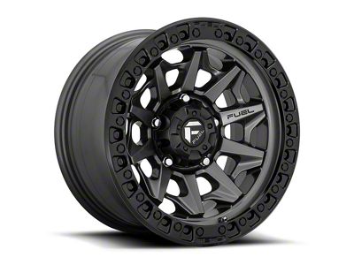 Fuel Wheels Covert Matte Gunmetal Black Bead Ring 6-Lug Wheel; 20x9; 1mm Offset (05-15 Tacoma)