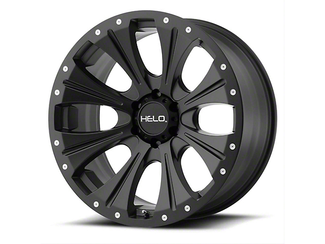 HELO HE901 Satin Black Dark Tint 6-Lug Wheel; 20x12; -44mm Offset (10-23 4Runner)