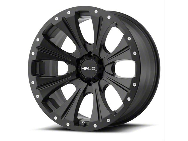 HELO HE901 Satin Black Dark Tint 6-Lug Wheel; 20x12; -44mm Offset (22-24 Tundra)