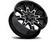 Level 8 Wheels Slingshot Gloss Black Machined 6-Lug Wheel; 20x11.5; -44mm Offset (10-24 4Runner)
