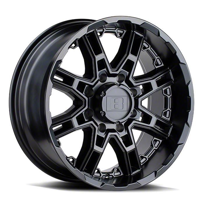 Level 8 Wheels Titan XD Slingshot Matte Black 6-Lug Wheel; 20x9; 10mm ...