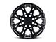 Level 8 Wheels Slingshot Matte Black 6-Lug Wheel; 22x11.5; -44mm Offset (10-24 4Runner)