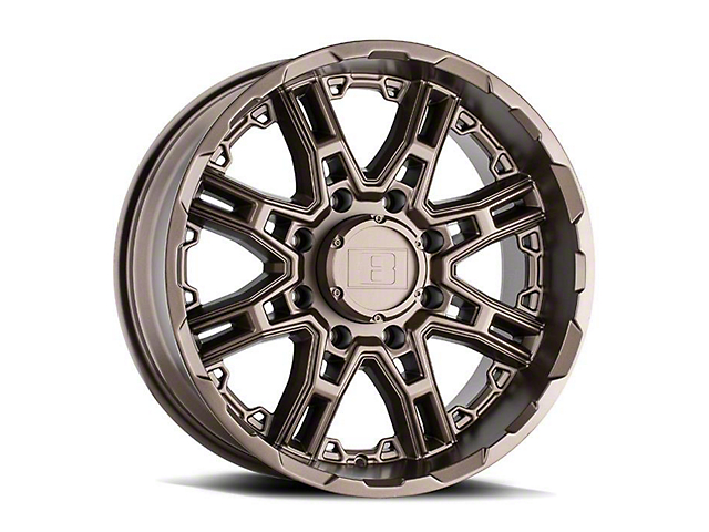 Level 8 Wheels Slingshot Matte Bronze 6-Lug Wheel; 20x9; 10mm Offset (17-23 Titan)