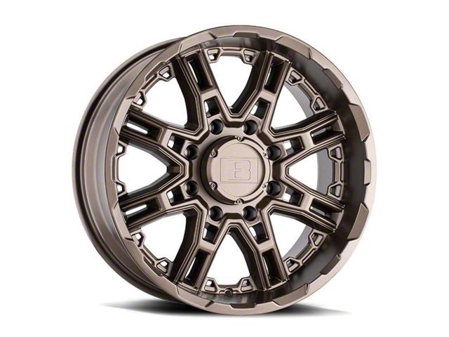 Level 8 Wheels Slingshot Matte Bronze 6-Lug Wheel; 20x9; 10mm Offset (22-24 Tundra)