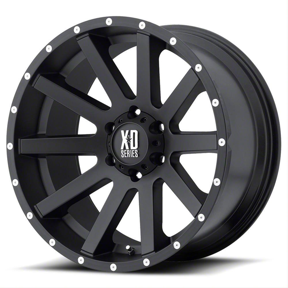XD Heist Satin Black 6-Lug Wheel; 17x9; 30mm Offset (03-09 4Runner)