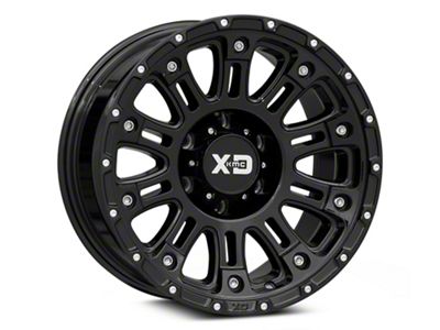 XD Hoss II Gloss Black 6-Lug Wheel; 17x9; 18mm Offset (21-24 Bronco, Excluding Raptor)