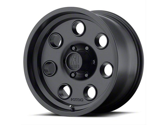 XD Pulley Satin Black 6-Lug Wheel; 17x9; -12mm Offset (05-15 Tacoma)