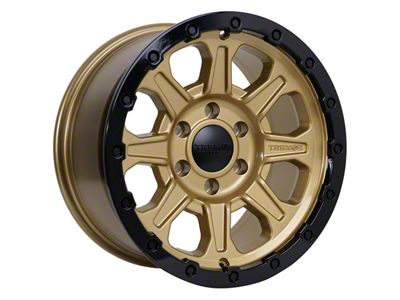 Tremor Wheels 103 Impact Gloss Gold with Gloss Black Lip 6-Lug Wheel; 20x9; 0mm Offset (16-23 Tacoma)