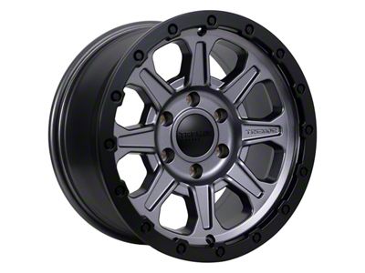 Tremor Wheels 103 Impact Graphite Grey with Black Lip 6-Lug Wheel; 20x9; 0mm Offset (16-24 Titan XD)