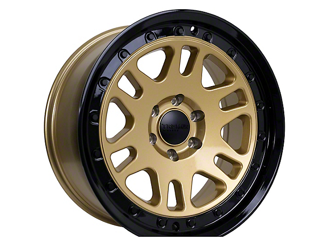 Tremor Wheels 105 Shaker Gloss Gold with Gloss Black Lip 6-Lug Wheel; 20x9; 0mm Offset (22-23 Tundra)