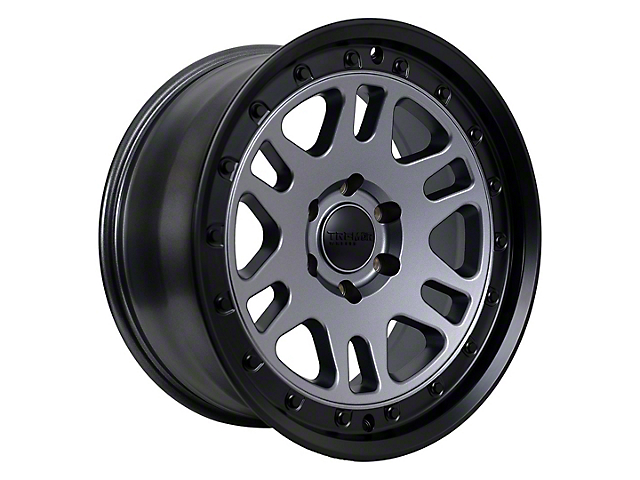 Tremor Wheels 105 Shaker Graphite Grey with Black Lip 6-Lug Wheel; 20x9; 0mm Offset (22-23 Tundra)
