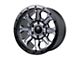 Tremor Wheels 103 Impact Graphite Grey with Black Lip 6-Lug Wheel; 17x8.5; 0mm Offset (16-23 Tacoma)