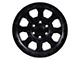Tremor Wheels 103 Impact Satin Black 6-Lug Wheel; 17x8.5; 0mm Offset (10-24 4Runner)