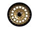 Tremor Wheels 104 Aftershock Gloss Gold with Gloss Black Lip 6-Lug Wheel; 17x8.5; 0mm Offset (03-09 4Runner)