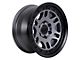 Tremor Wheels 105 Shaker Graphite Grey with Black Lip 6-Lug Wheel; 17x8.5; 0mm Offset (03-09 4Runner)