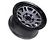Tremor Wheels 105 Shaker Graphite Grey with Black Lip 6-Lug Wheel; 17x8.5; 0mm Offset (10-24 4Runner)